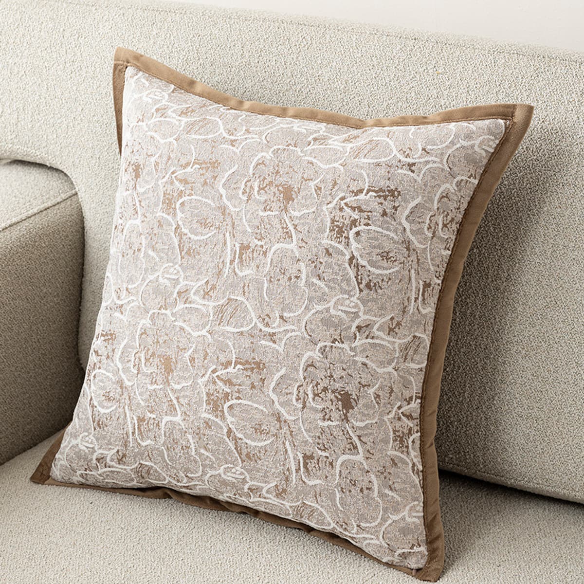 Подушка из синели в стиле INS, скандинавский простой квадратный диван, легкая роскошная подушка, офисный свежий чехол для...