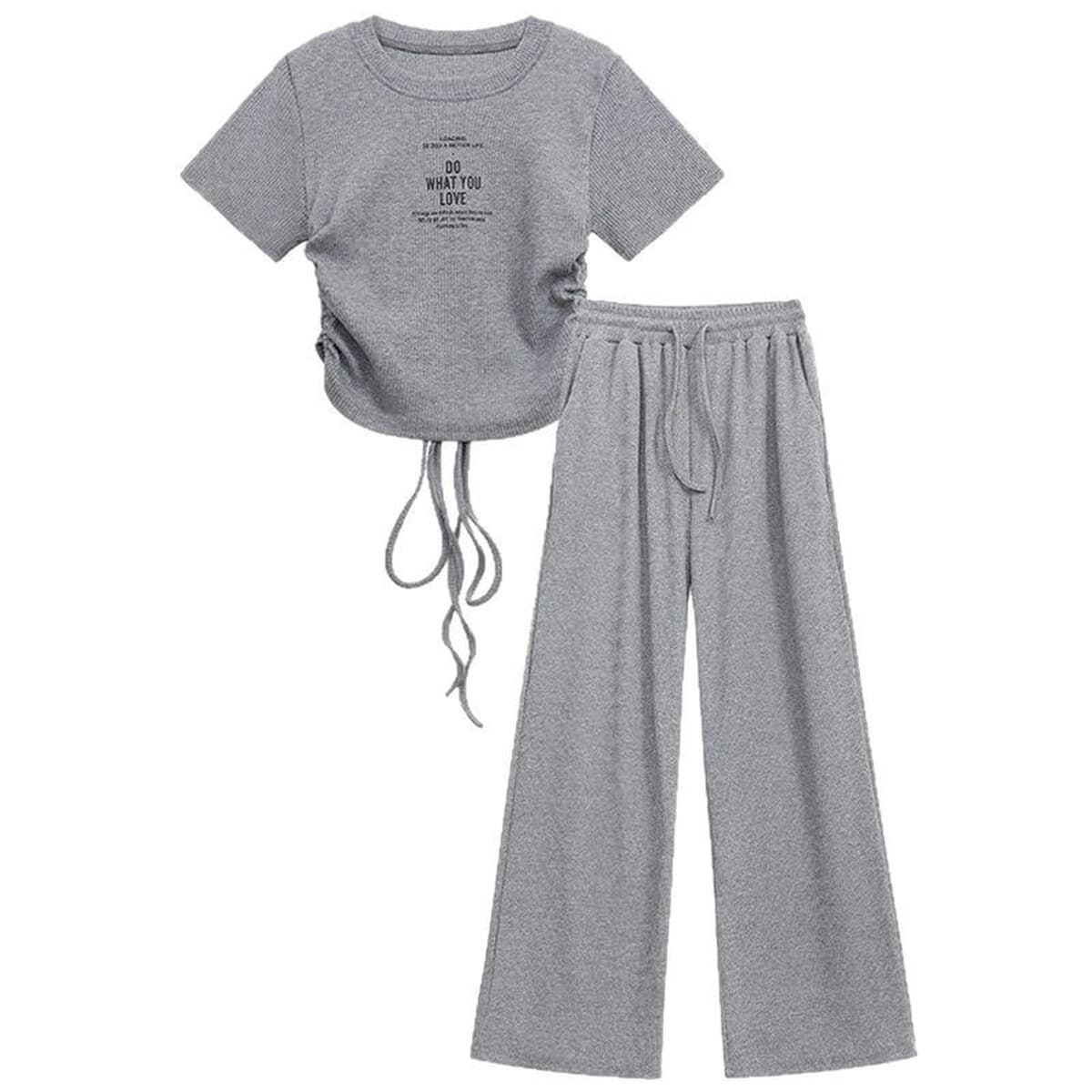 Продвинутая корейская рубашка с короткими рукавами с круглым вырезом женская летняя новая высокая талия тонкая повседневная...