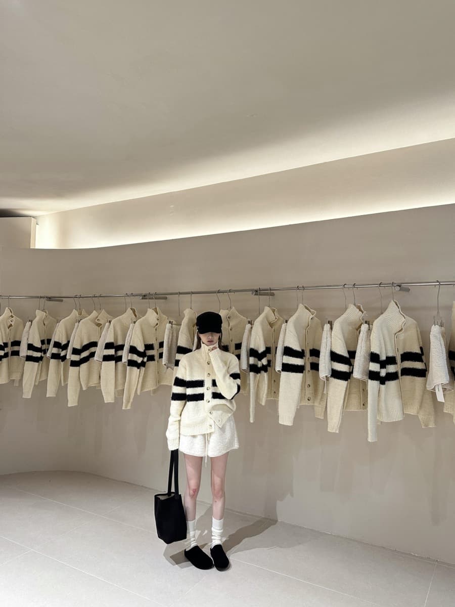 Корейский трикотажный кардиган куртка с половинным вырезом