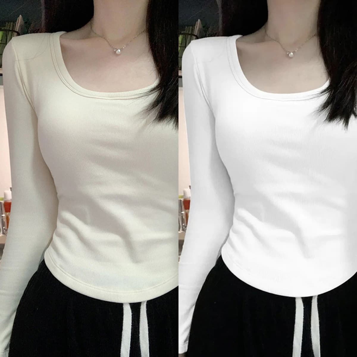 Встряхните толстый бархатный квадратный воротник с длинными рукавами осенью и зимой