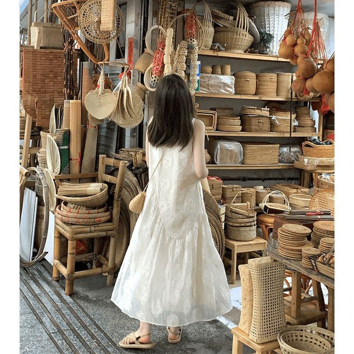 Французское темпераментное платье без рукавов жилет детское лето 2024 новый премиум чувство без спинки абрикосовое платье