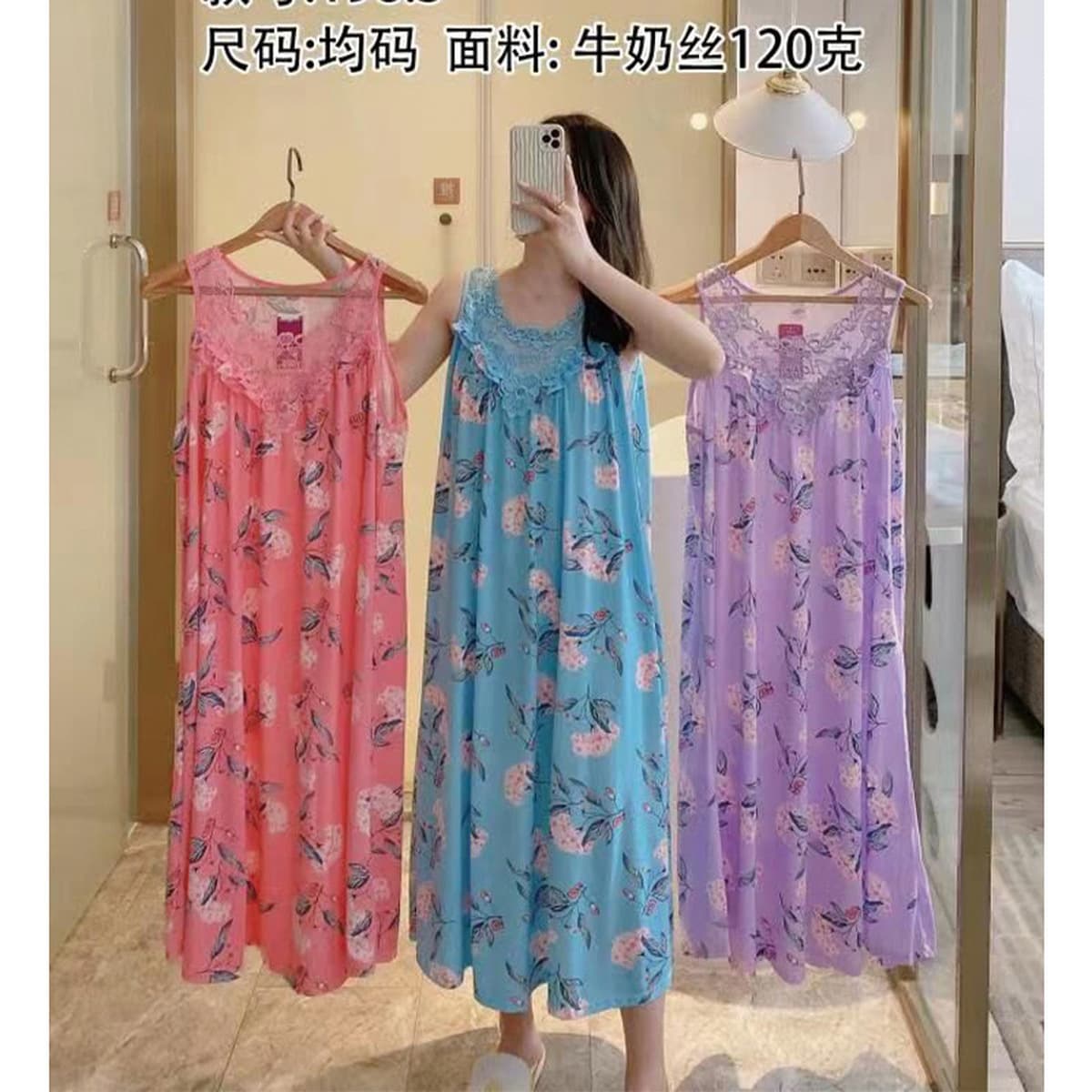 Внешняя торговля ночная рубашка лето новый жилет без рукавов платье плюс размер пухлые девушки Сладкая Сексуальная...