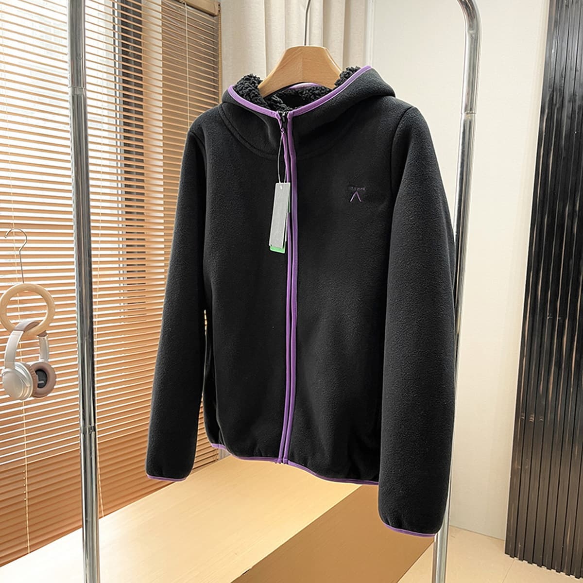 Теплая и устойчивая к холоду толстовка с капюшоном из кашемира и флиса в горном стиле, утолщенная, свободного кроя,...