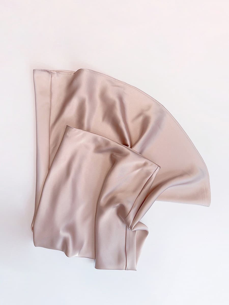 Французская легкая роскошная юбка из сатина для женщин, весенне-осенняя юбка-карандаш с высокой талией, юбка-зонтик, длинная...