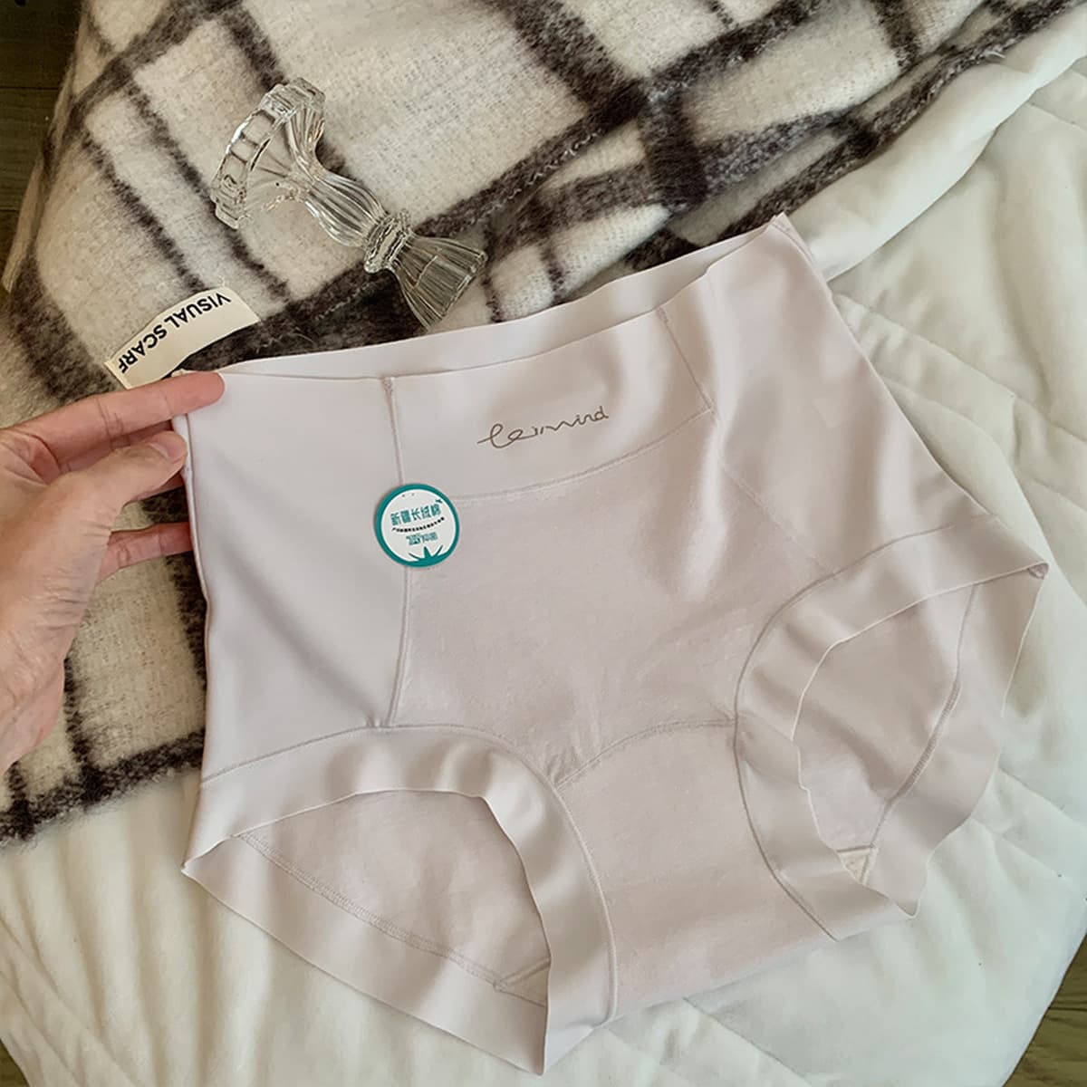 Синьцзянский длинный бархатный хлопок 7A бактериостатический большой размер женского нижнего белья
