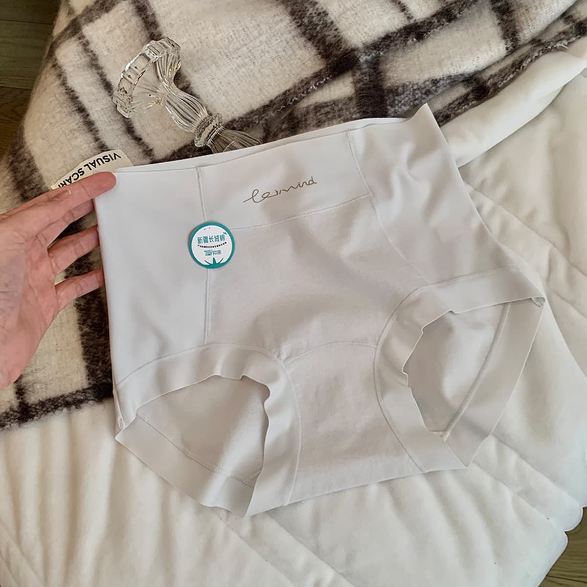 Синьцзянский длинный бархатный хлопок 7A бактериостатический большой размер женского нижнего белья