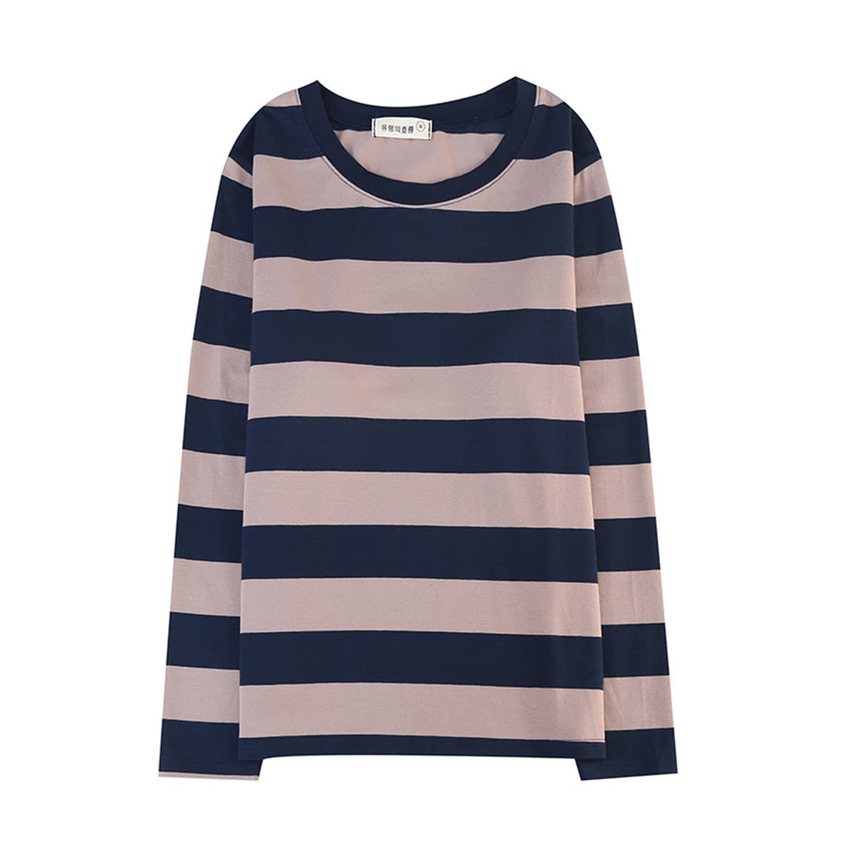 2024 новая хлопчатобумажная футболка с длинными рукавами нижняя рубашка женская весна и осень