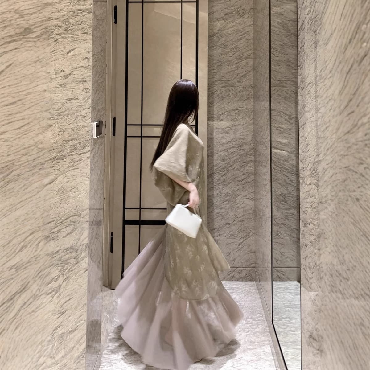 Уникальное тюлевое платье для женщин, новинка лета в китайском стиле, цветочное платье в стиле Дзен, удлиненная модель.