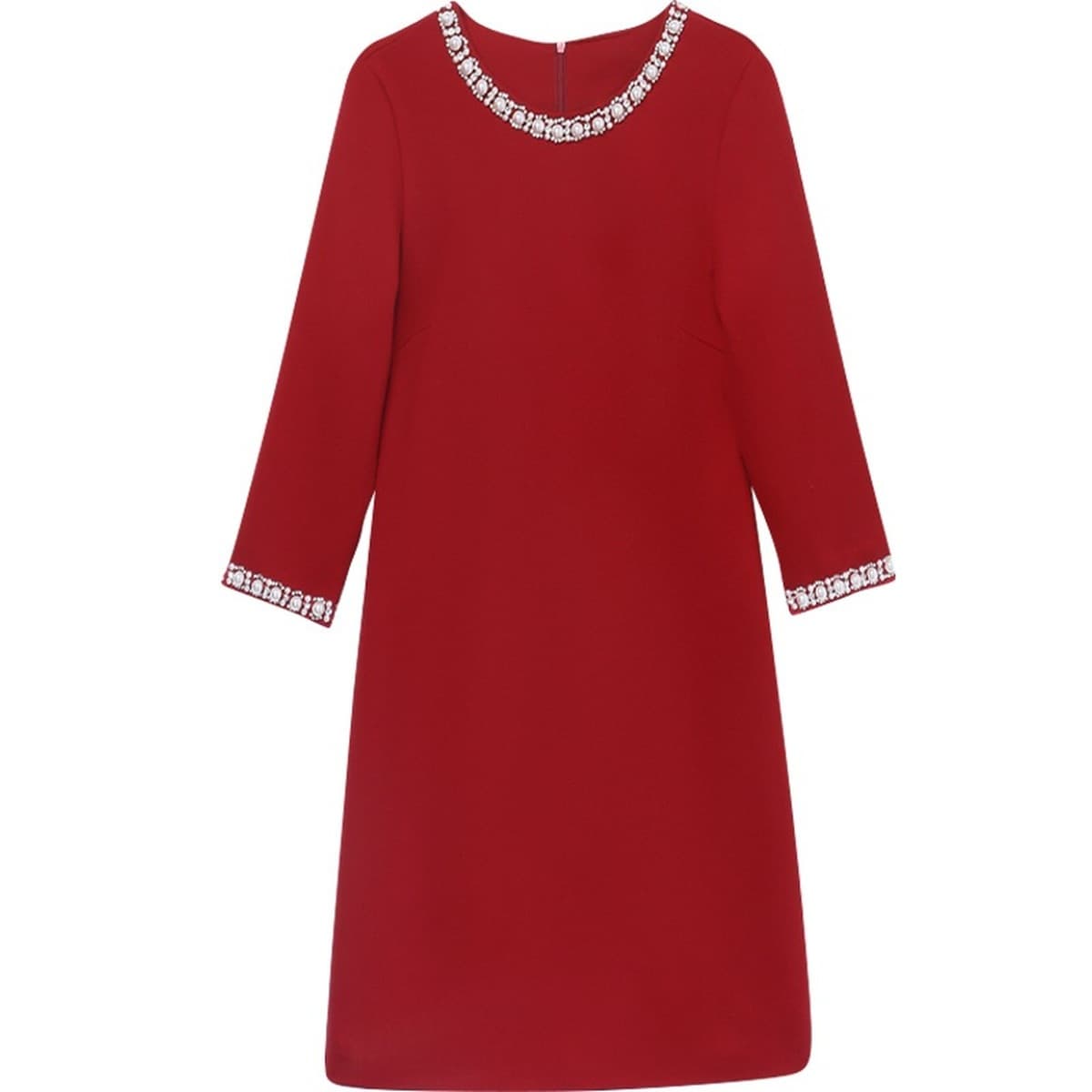 Красное платье мини, новая осенняя коллекция 2025 года, подходит для женщин, посещающих свадебные банкеты, элегантное платье...