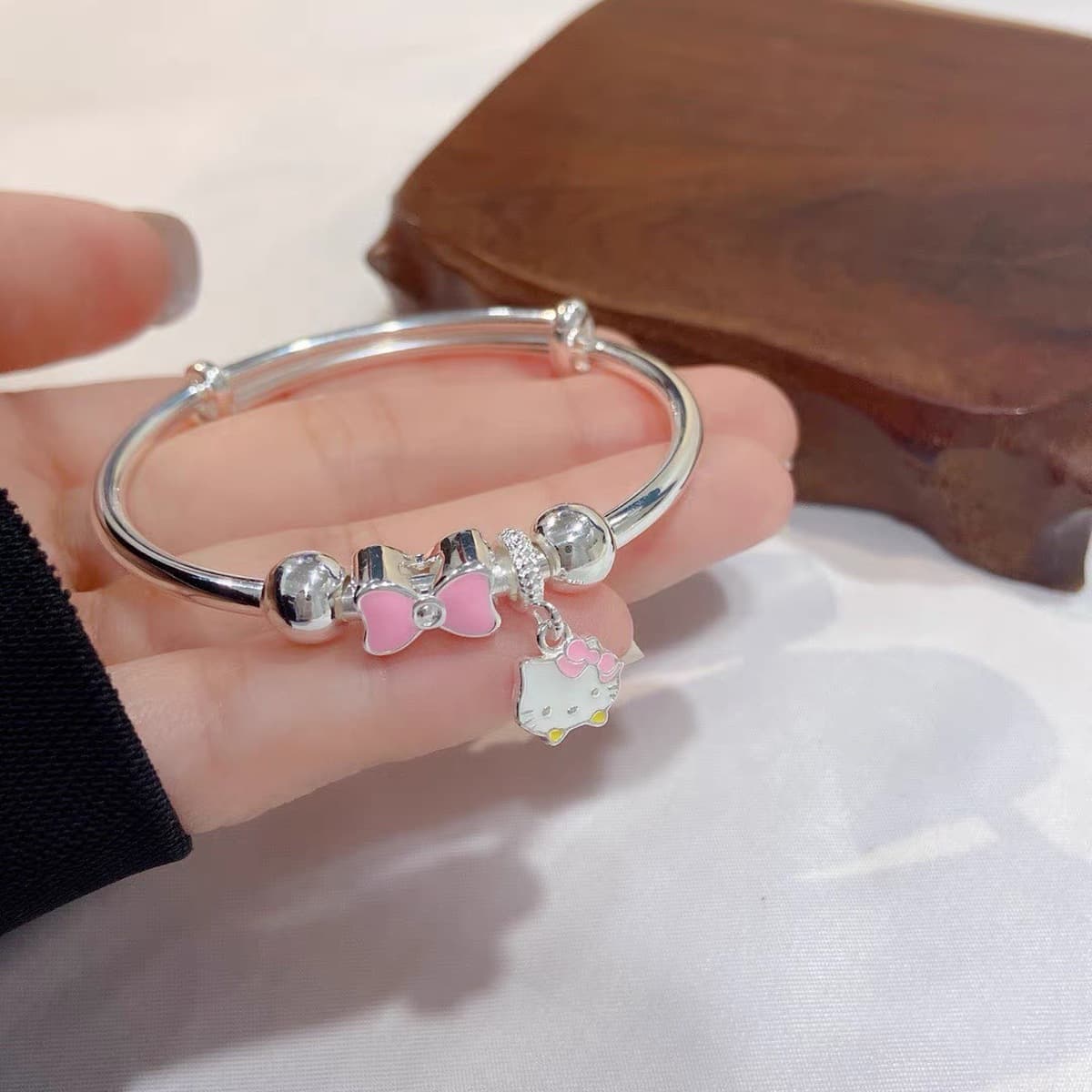 Милый браслет девушки мультфильм котенок мягкий браслет сестры ювелирные изделия студент JK подруги подарок на день рождения