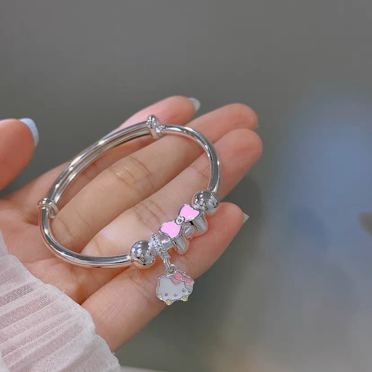 Милый браслет девушки мультфильм котенок мягкий браслет сестры ювелирные изделия студент JK подруги подарок на день рождения
