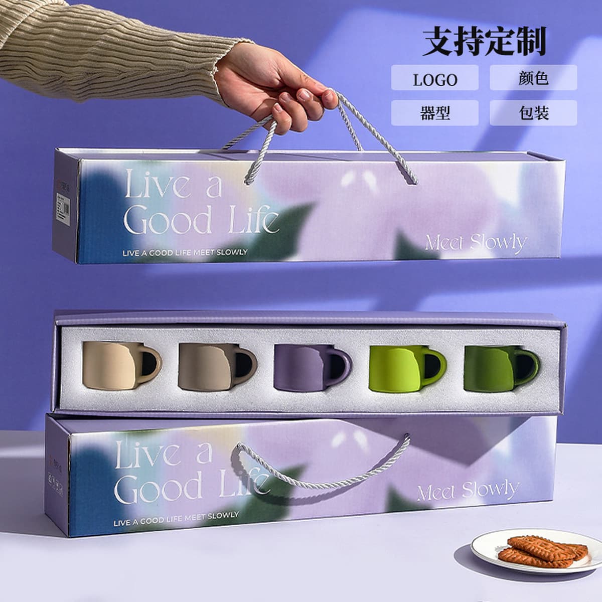 Набор сувениров для кофейных чашек для девочек, высококачественная керамическая чашка для воды для пар, женский подарок,...