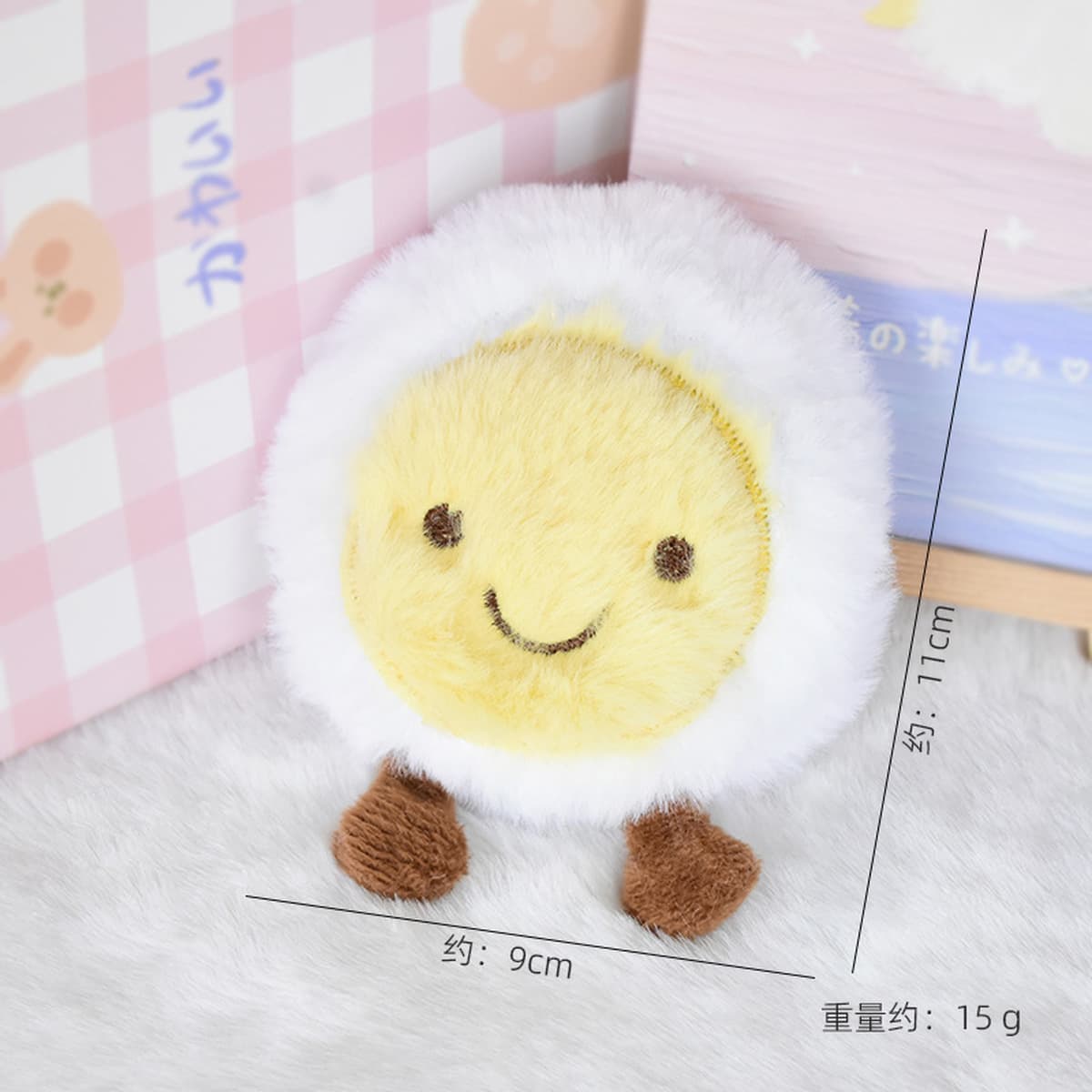 Мультяшная скрипучая плюшевая подвеска, кукла, головной убор, брошь, сумка, обувь, декоративные аксессуары, подвесные...