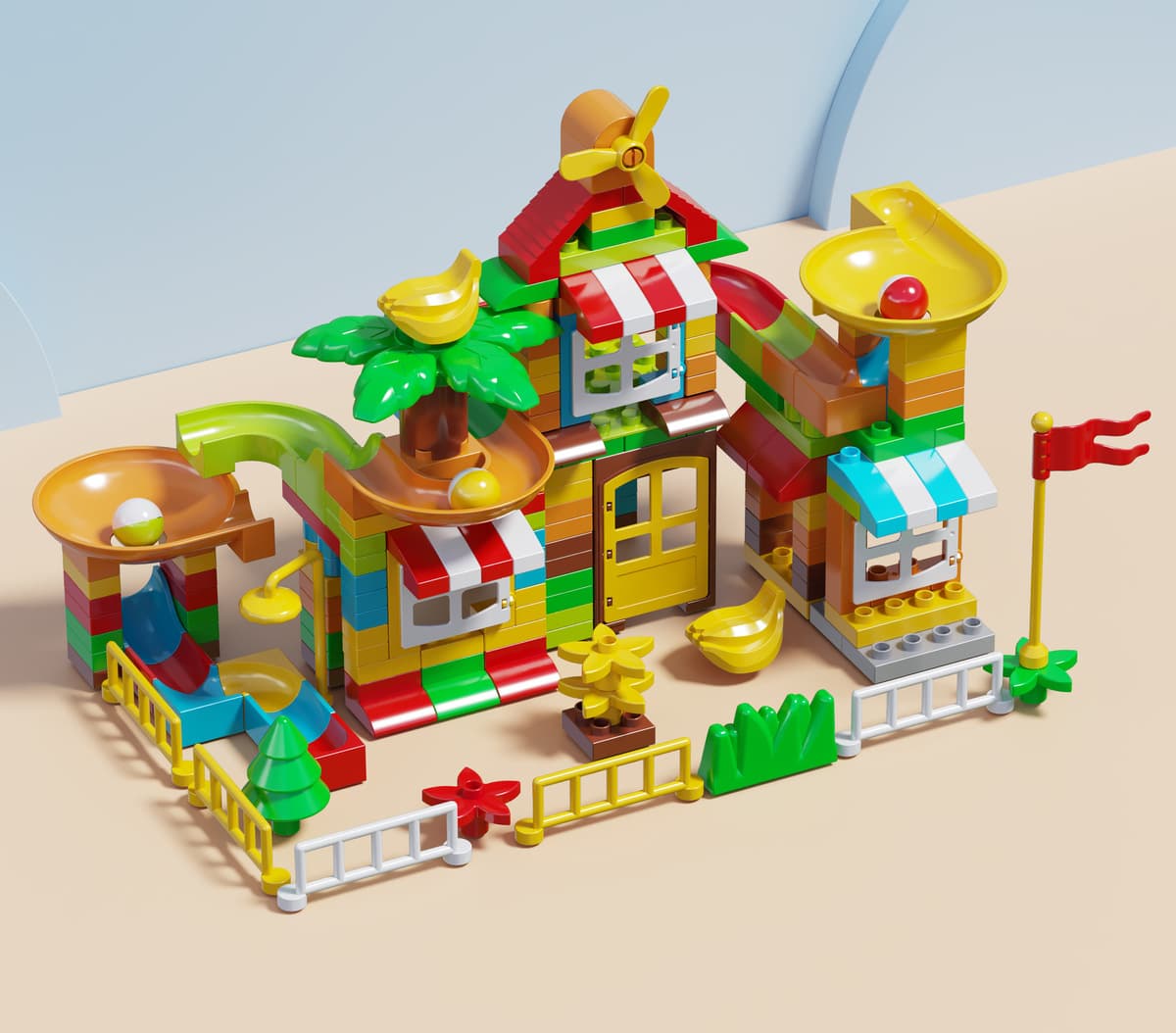 Совместимость со строительными блоками Lego с крупными частицами, игрушки, детские развивающие сборки, сборка мальчиков и...