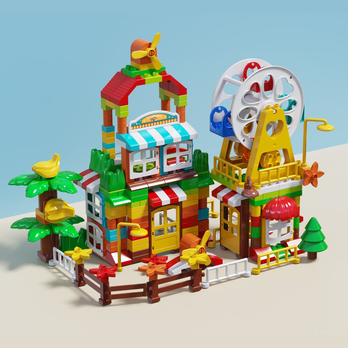 Совместимость со строительными блоками Lego с крупными частицами, игрушки, детские развивающие сборки, сборка мальчиков и...