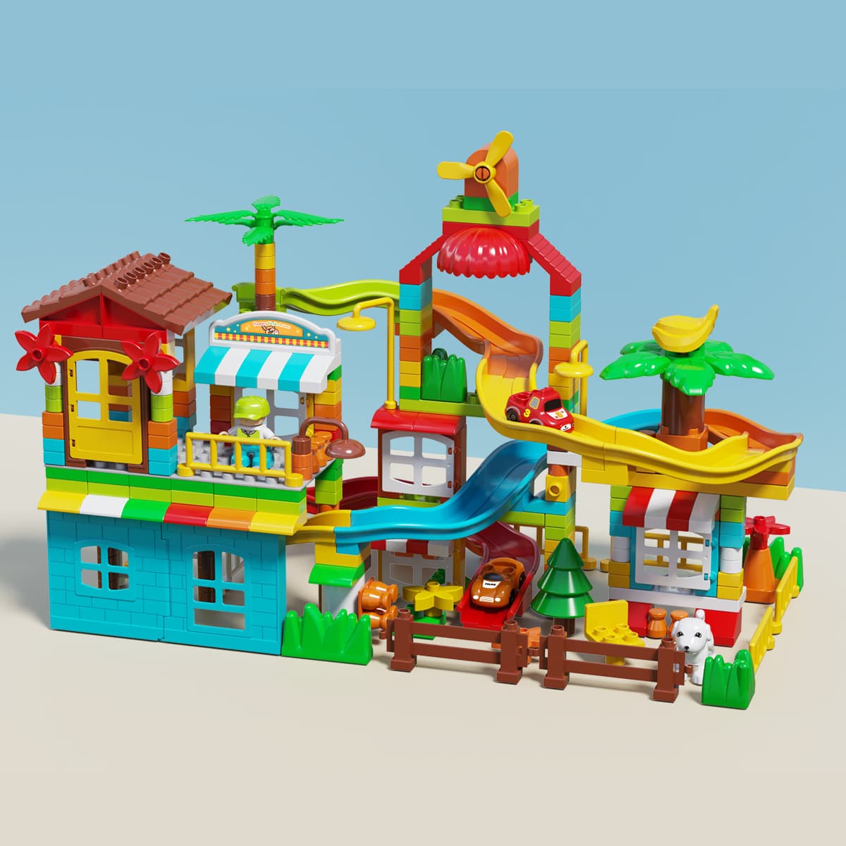 Совместимость со строительными блоками Lego с крупными частицами, игрушки, детские развивающие сборки, сборка мальчиков и...