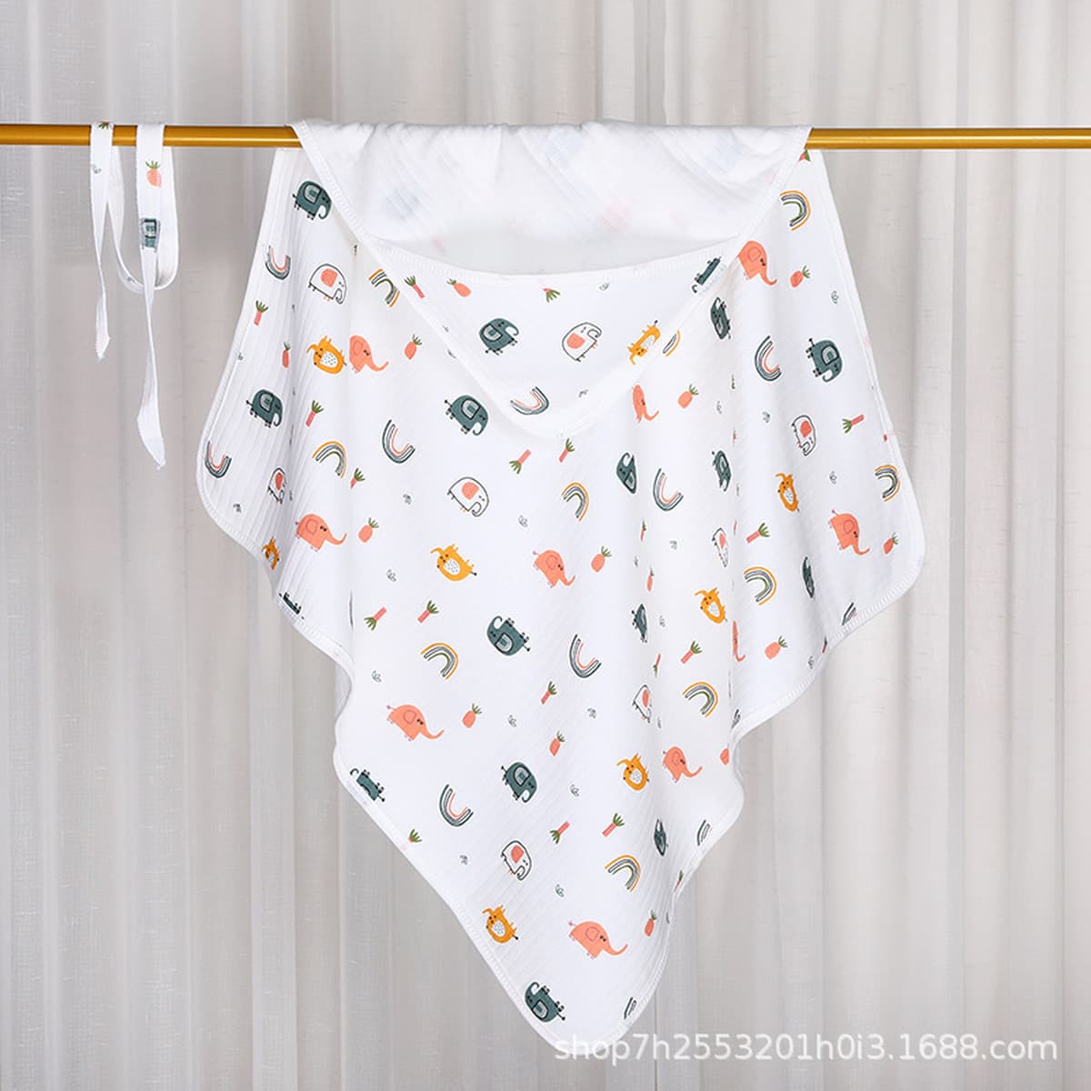 Плед из чистого хлопка для новорожденных, пеленка-кокон для младенцев, товары для мам и малышей на весну и лето, для...