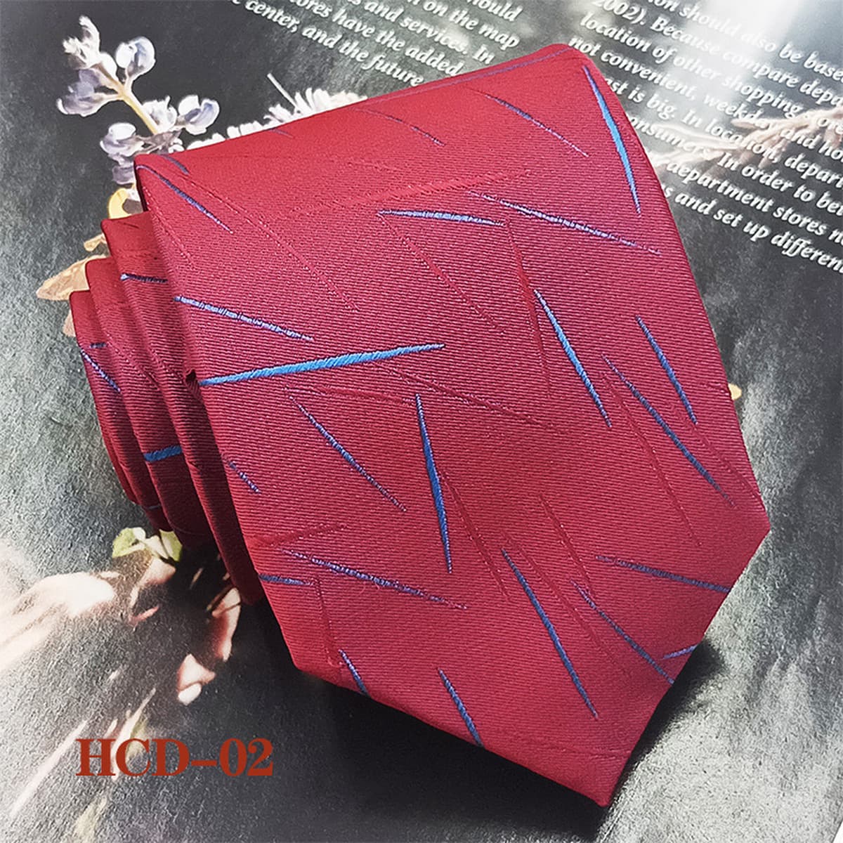 Фабрика в наличии мужской галстук красный свадебный жених шафер жаккардовый окрашенный в пряжу полиэфирный галстук ручной...