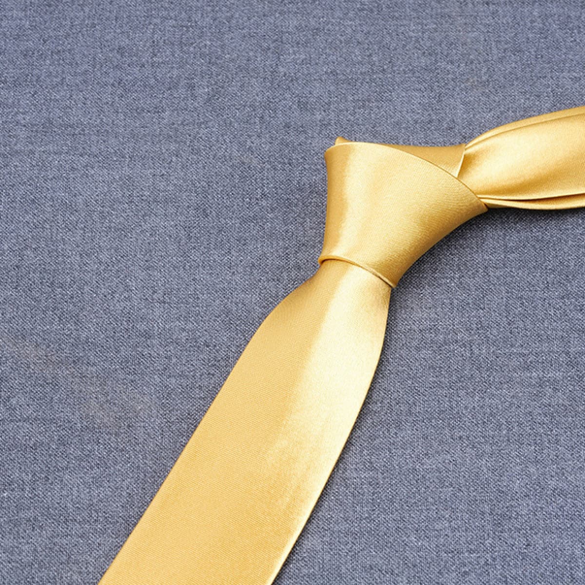 Галстук из сатина 8 см, однотонный синий галстук для мужчин, для свадьбы, бизнеса, однотонный, для женихов и свидетелей