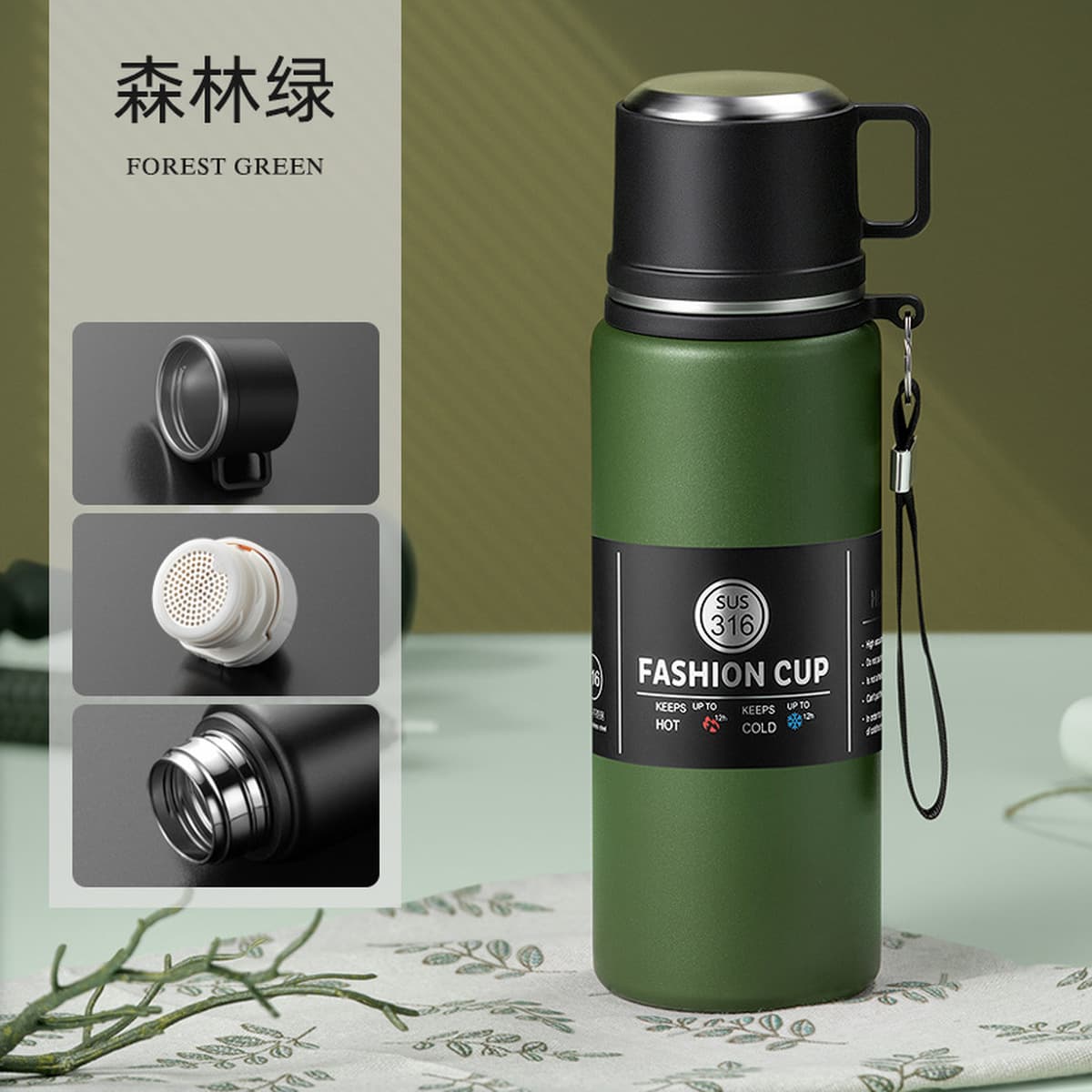 316 нержавеющая сталь Изоляющая чашка изготовленная на заказ стальная большая емкость чашка для воды для мужчин удобный...