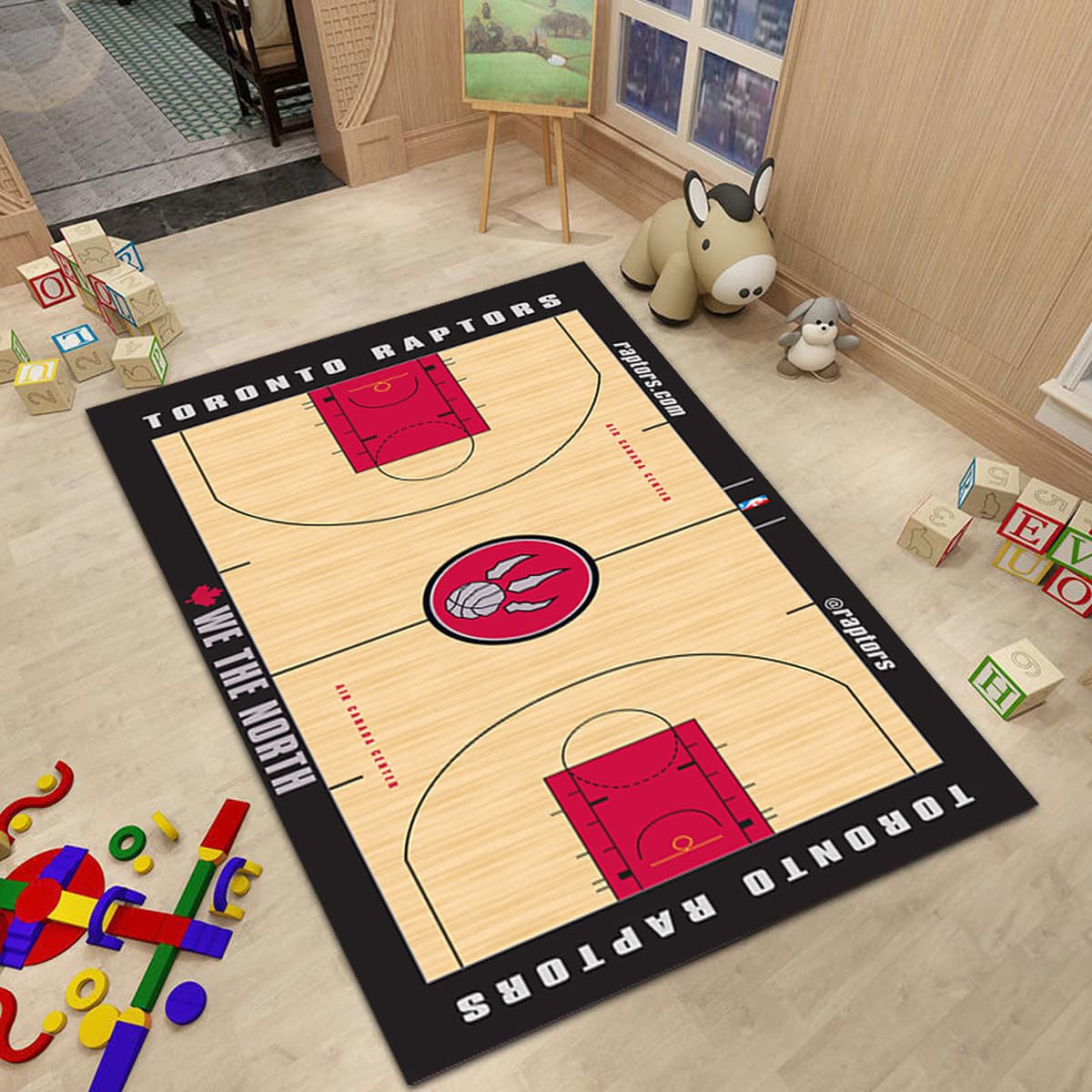 Ковер баскетбольной команды NBA Простой прикроватный ковер для спальни Креативное украшение интерьера Стадион Гостиная Диван...