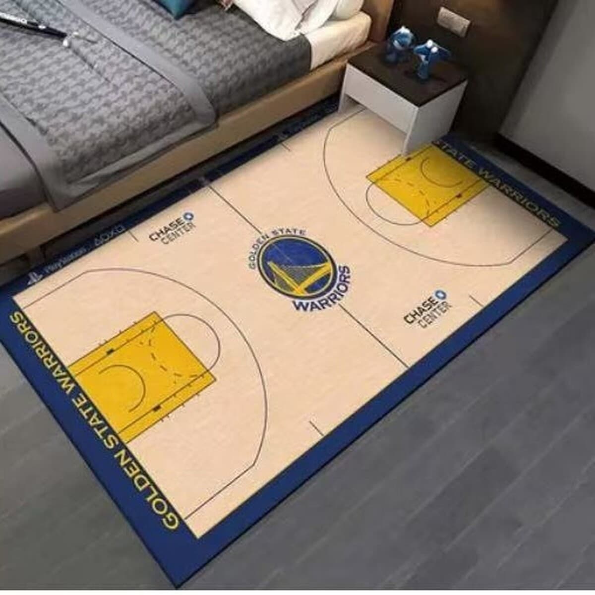 Ковер баскетбольной команды NBA Простой прикроватный ковер для спальни Креативное украшение интерьера Стадион Гостиная Диван...