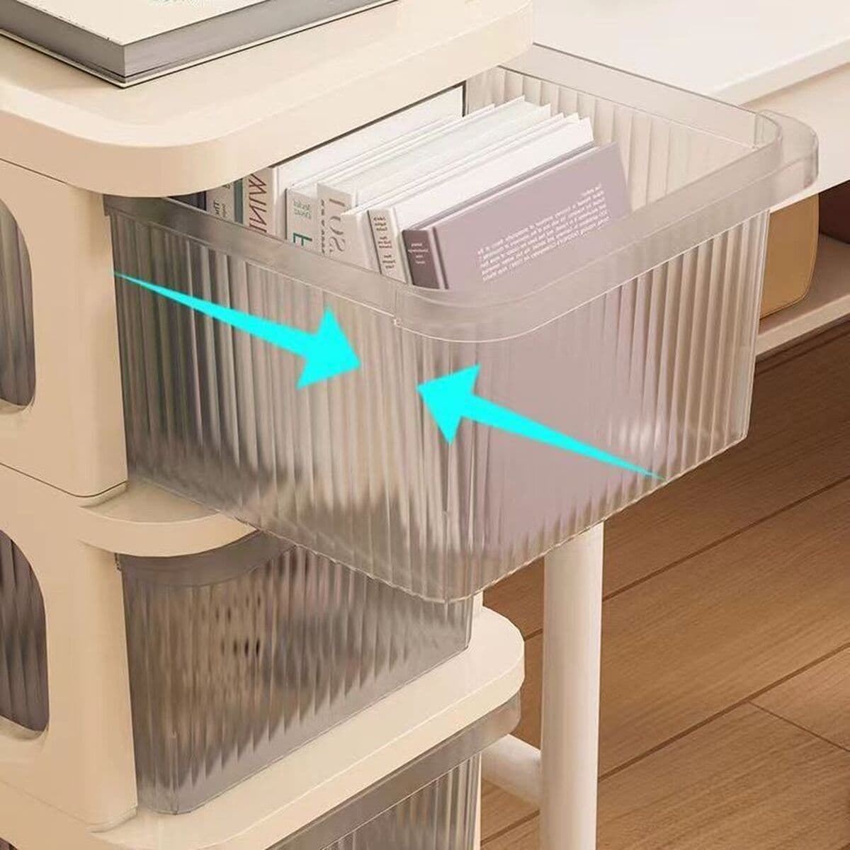 Тележка в кремовом стиле, прикроватная тумбочка для спальни, шкаф для хранения детских принадлежностей, съемная напольная...