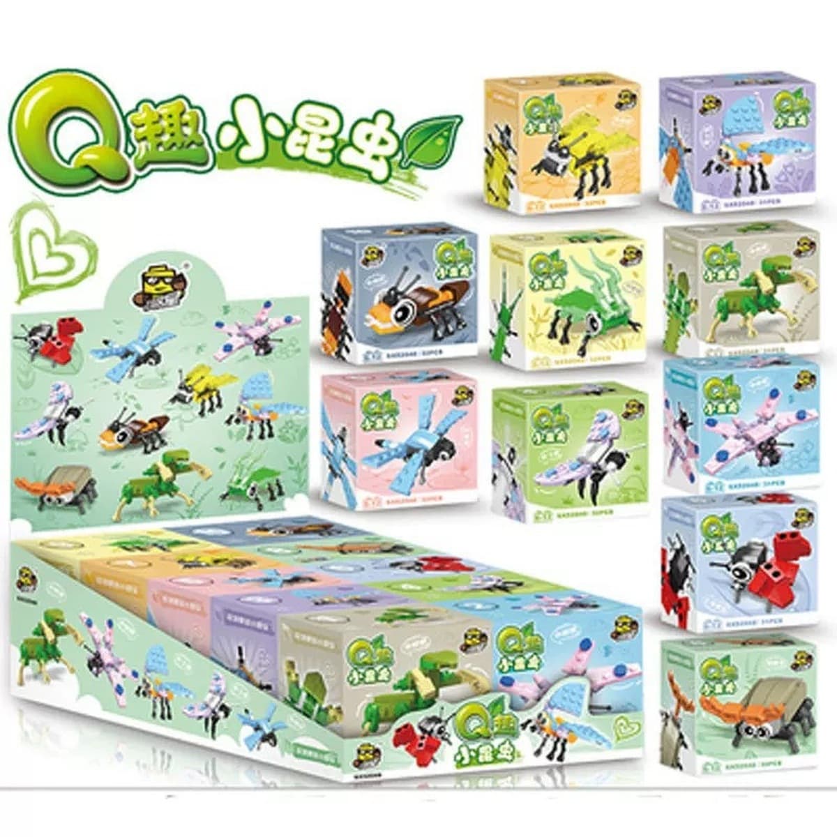 Xiaomingxing совместим с детскими собранными строительными блоками Lego, детский сад, раннее образование, образовательные...