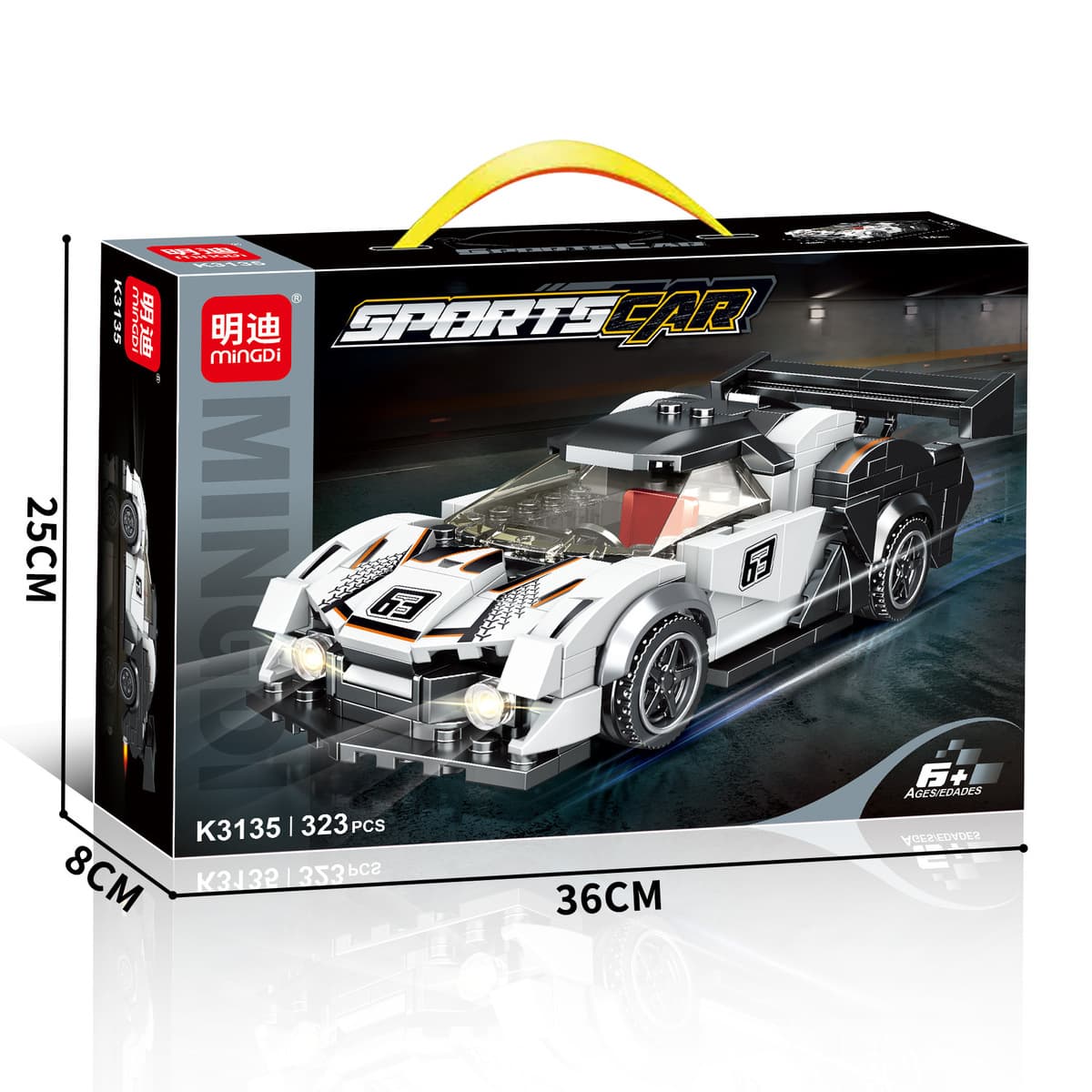 Большая Подарочная коробка DIY головоломка сборка строительных блоков игрушка учебное заведение большой подарок, совместимый...