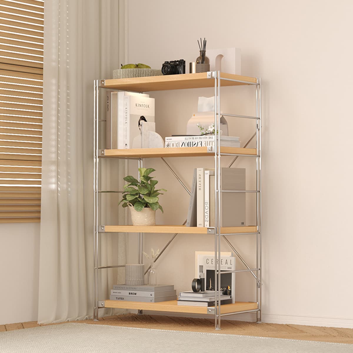 Высококачественная стойка для хранения, многослойная стойка для хранения в японском стиле, напольная стойка для хранения,...