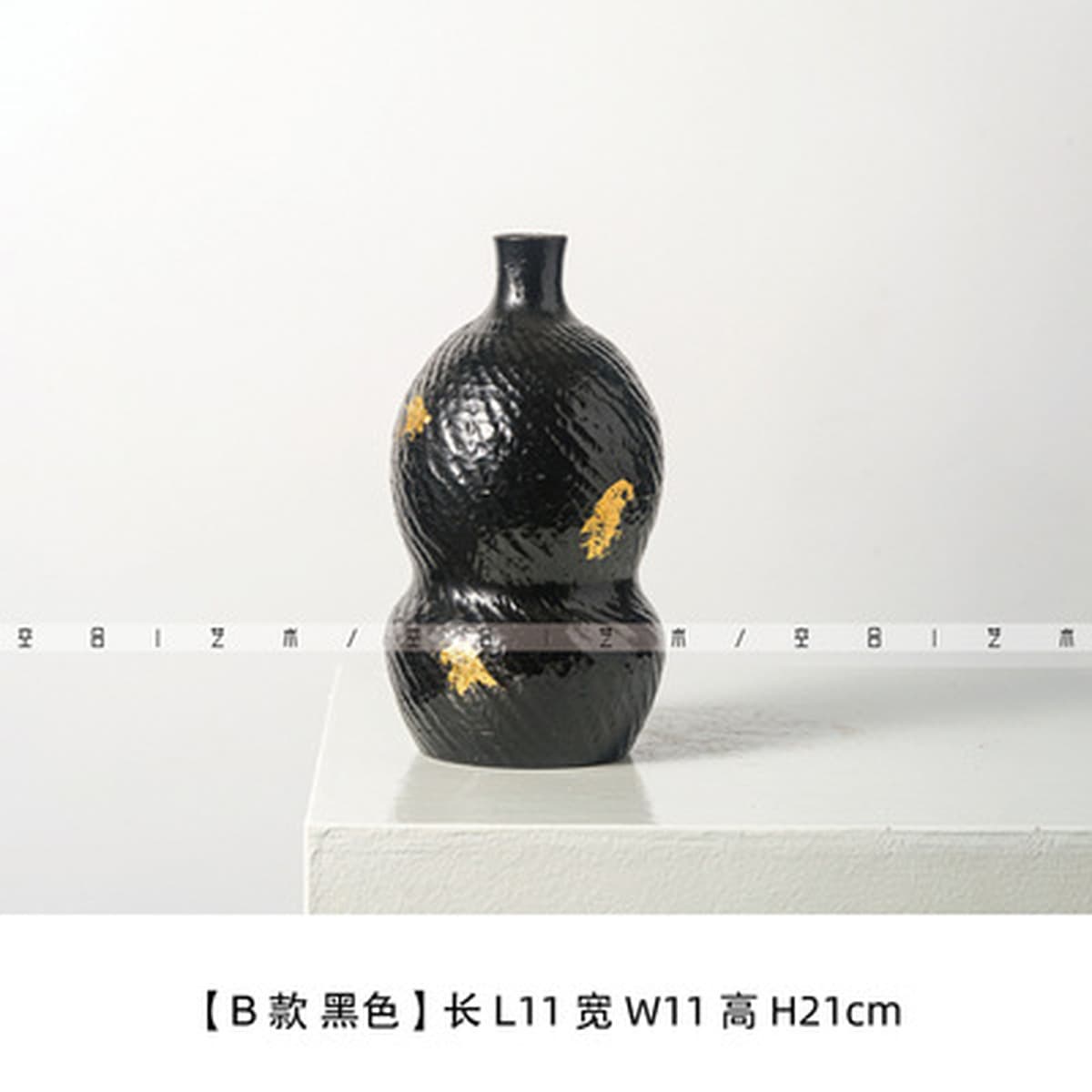 Современная креативная ваза для цветов из керамики из Цзиндэчжэня в виде полосок с узором «молоток» для дома, виллы, отеля,...