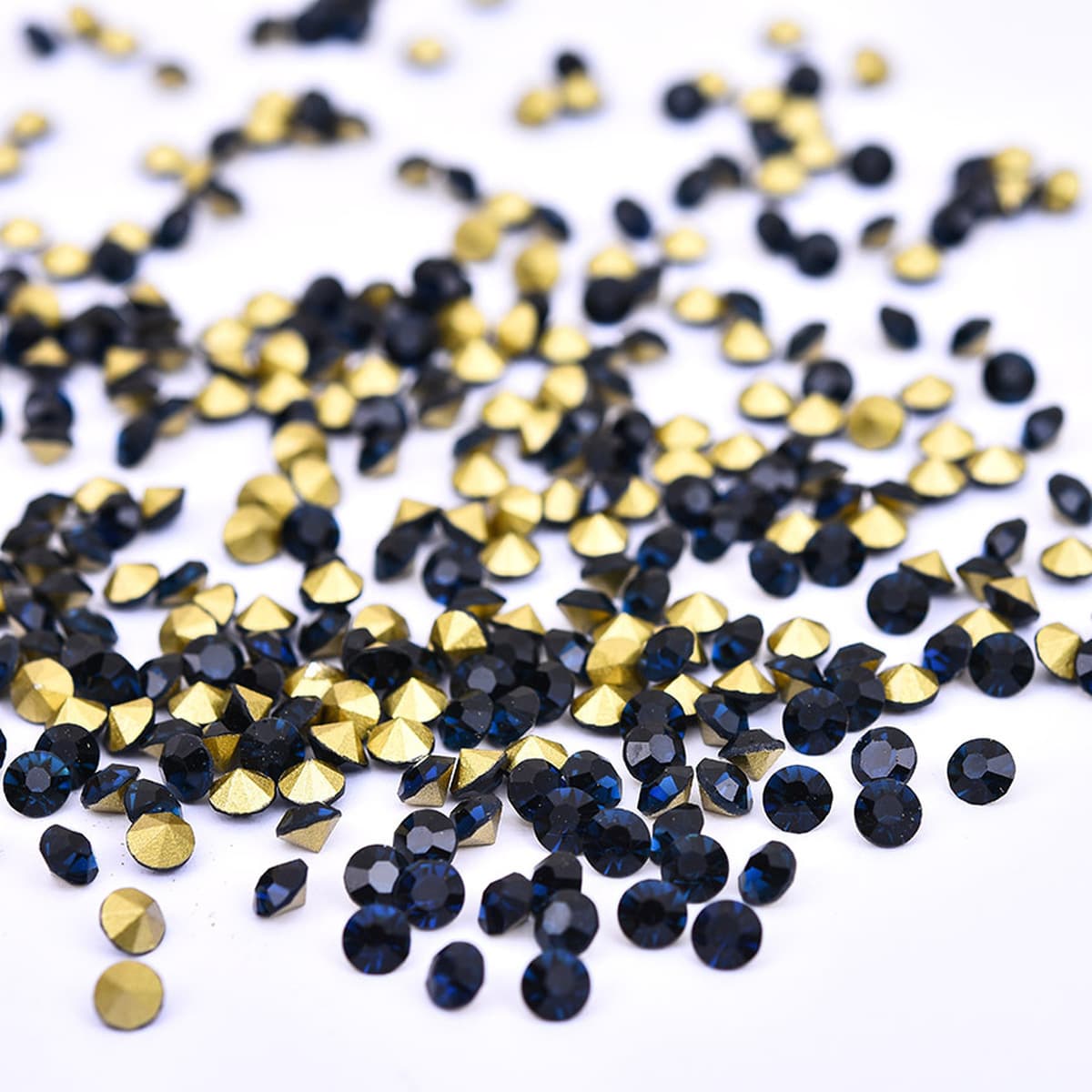 Ногтей остроконечное дно алмазное стекло горный хрусталь DIY бриллиант для ногтей Красота Кристалл бриллиант для ногтей...