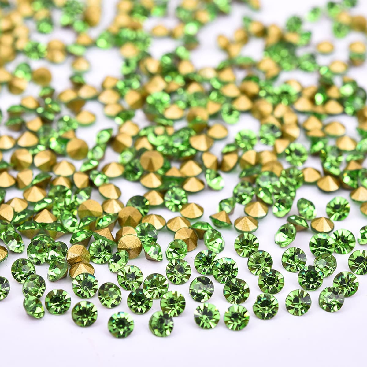 Ногтей остроконечное дно алмазное стекло горный хрусталь DIY бриллиант для ногтей Красота Кристалл бриллиант для ногтей...