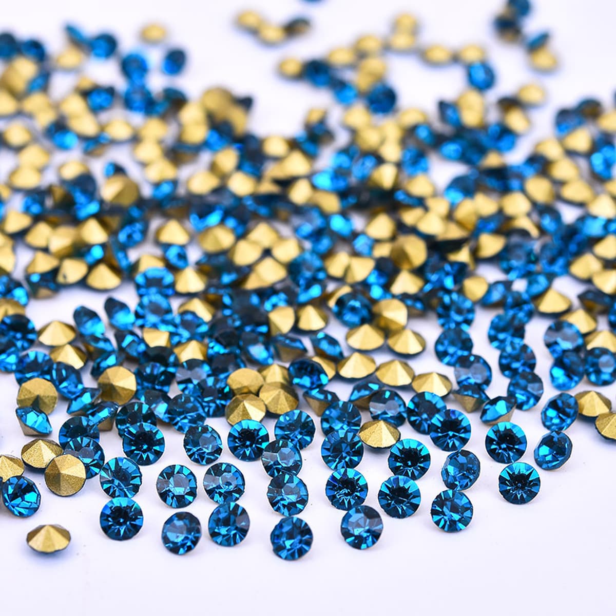 Ногтей остроконечное дно алмазное стекло горный хрусталь DIY бриллиант для ногтей Красота Кристалл бриллиант для ногтей...