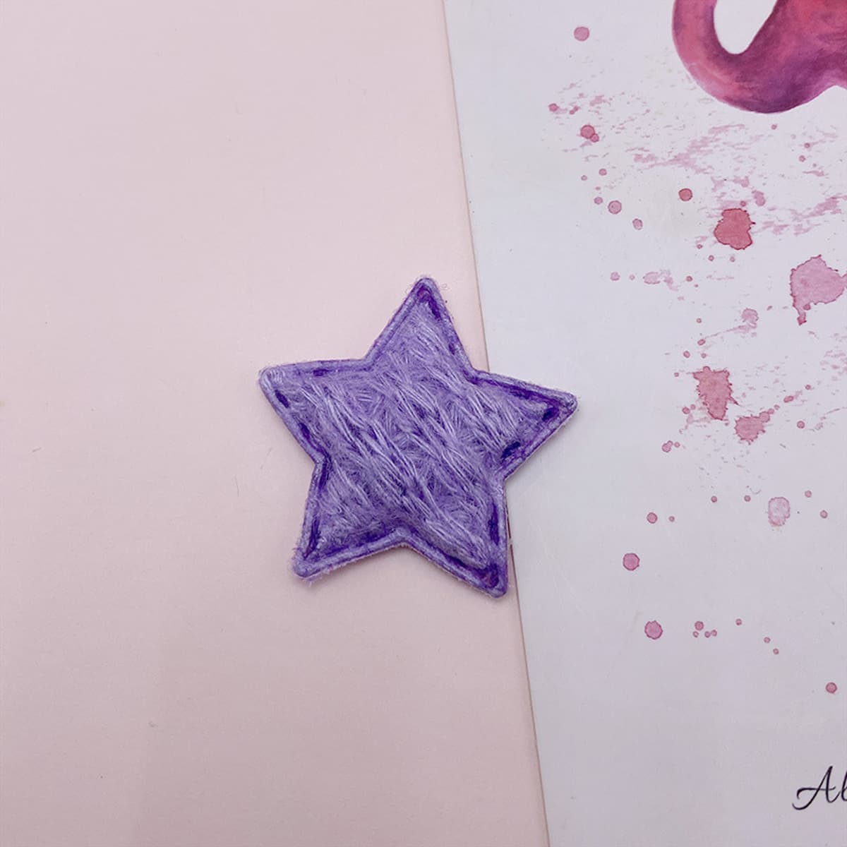 Шерстяная пятиконечная звезда ручной работы DIY украшения Детские аксессуары для волос материал корпус мобильного телефона...