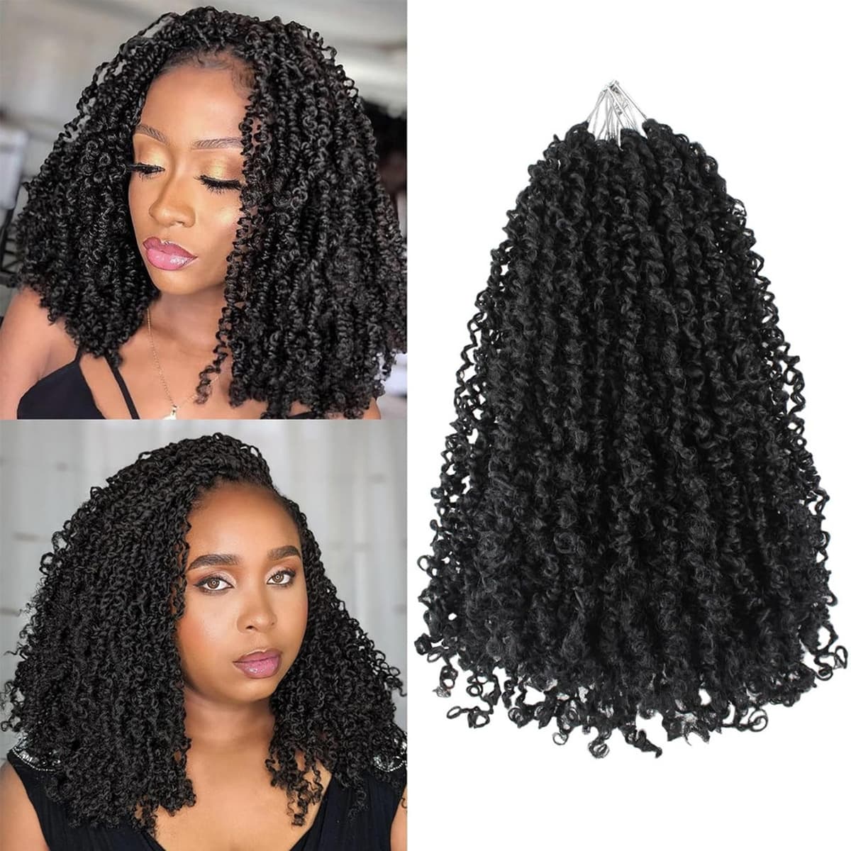 Европа, США, внешняя торговля, африканский парик 8 дюймов Yanky Twist вязание крючком для коротких волос, скручивание...