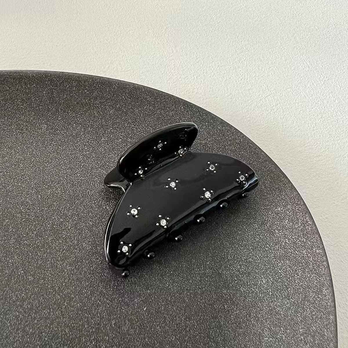 Изысканный заколка-краб для волос с бриллиантами в стиле челки, для женщин, для прически «половинка», элегантное украшение...