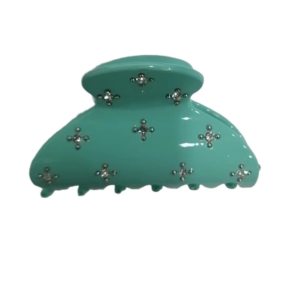 Изысканный заколка-краб для волос с бриллиантами в стиле челки, для женщин, для прически «половинка», элегантное украшение...