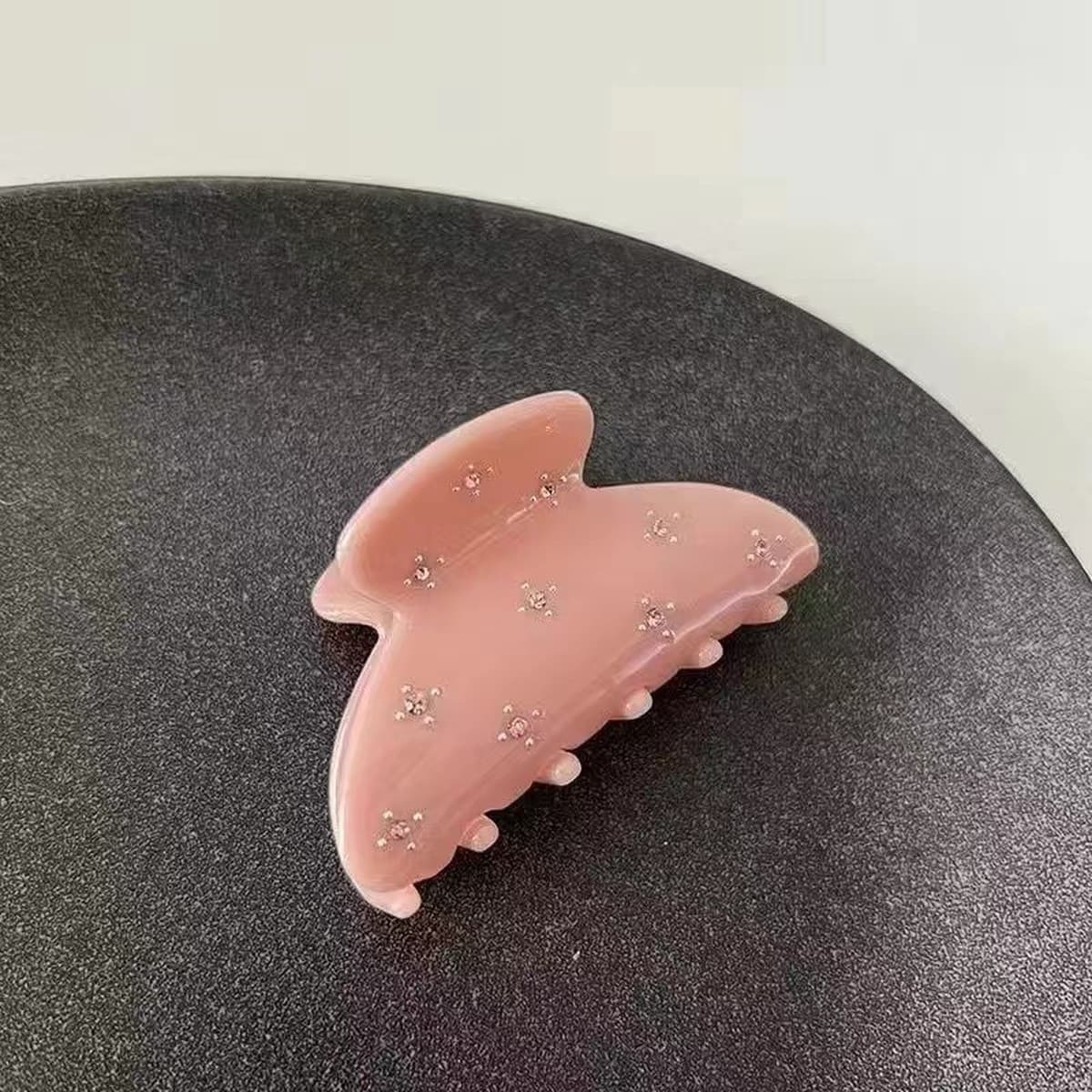 Изысканный заколка-краб для волос с бриллиантами в стиле челки, для женщин, для прически «половинка», элегантное украшение...