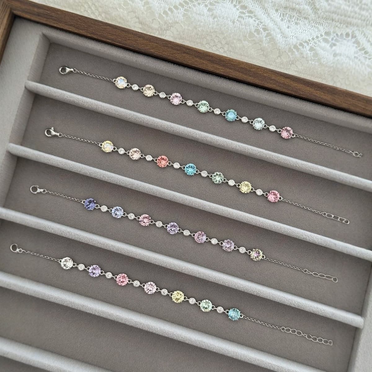 Красочный браслет Huazi Kongtuo с допамином, изысканные легкие роскошные уникальные высококачественные женские украшения с...