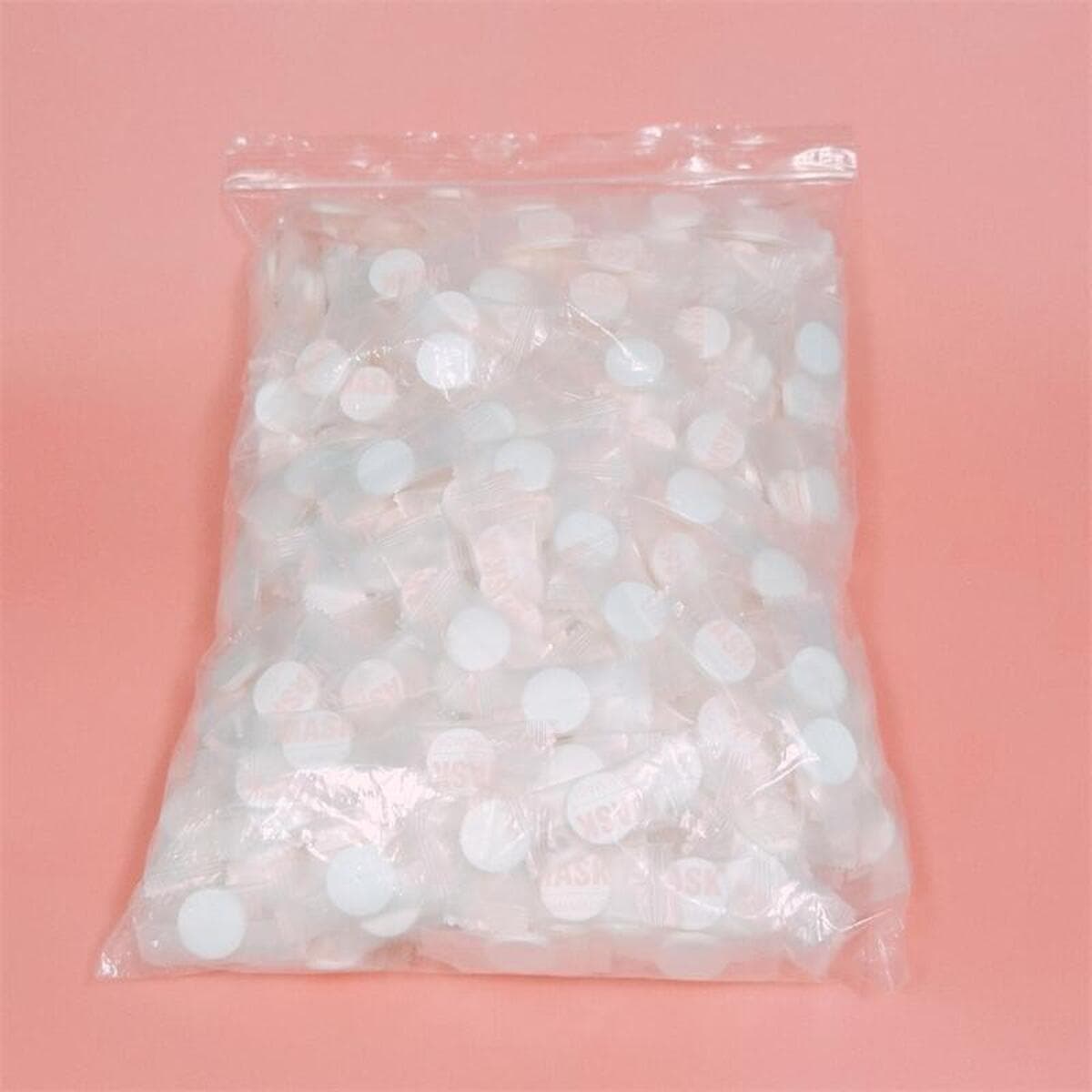 500 капсул одноразовой нетканой компрессионной маски для лица для салона красоты специальная сухая маска для лица пуговицы...