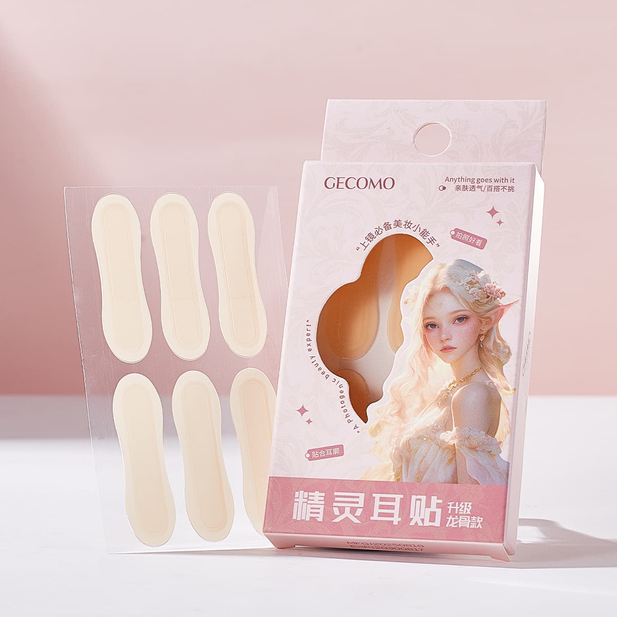 GECOMO эльфийские наклейки для ушей женщины сети красный эльф наклейки для ушей