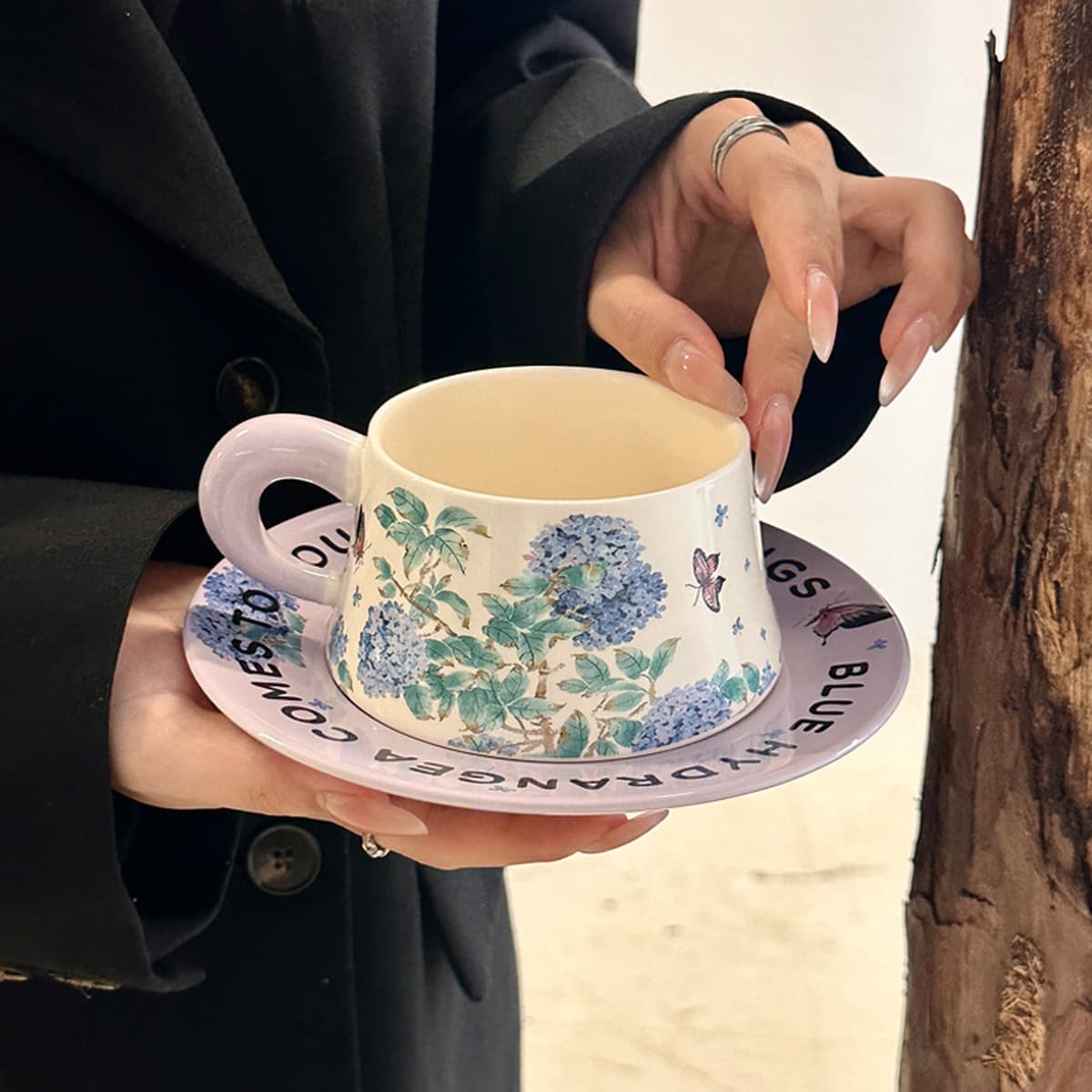 Подарок на день рождения для девочек, набор высококачественных кофейных чашек, изысканная керамическая чашка для напитков,...