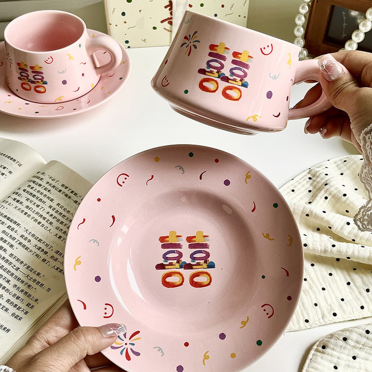 Симпатичные свадебные чашки для девочек свадебные подарки свадебные подарки