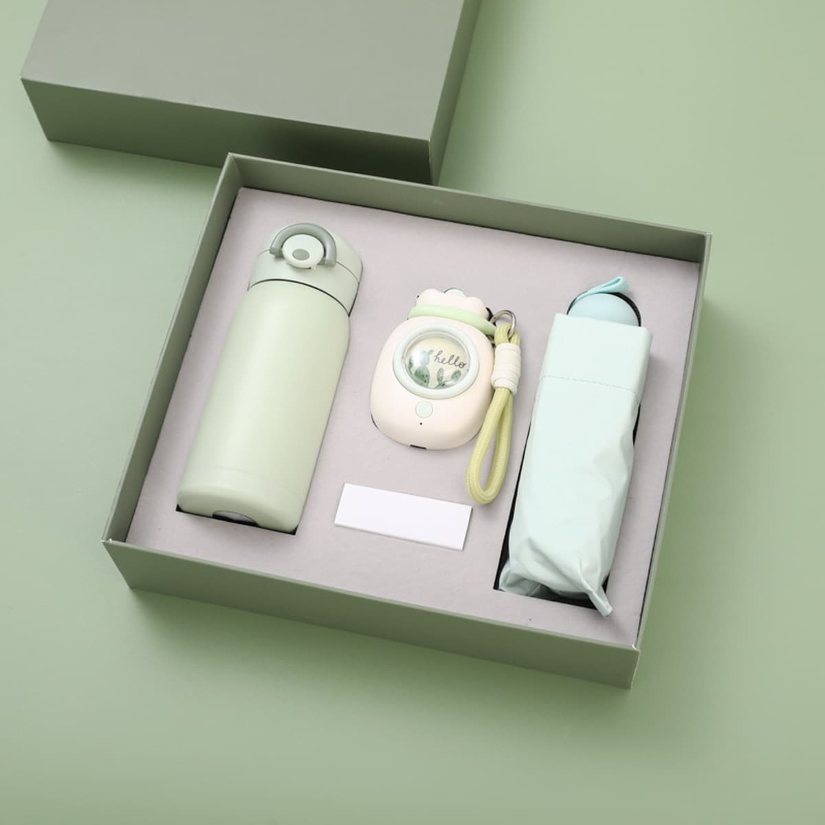 Зимний подарок, термокружка, грелка для рук, набор зонтов, красивый креативный подарок, теплый подарок