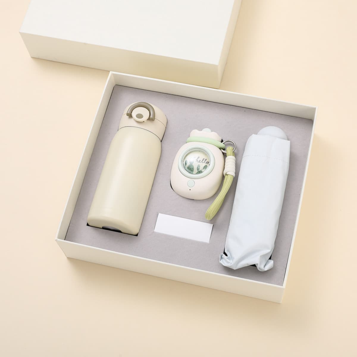 Зимний подарок, термокружка, грелка для рук, набор зонтов, красивый креативный подарок, теплый подарок