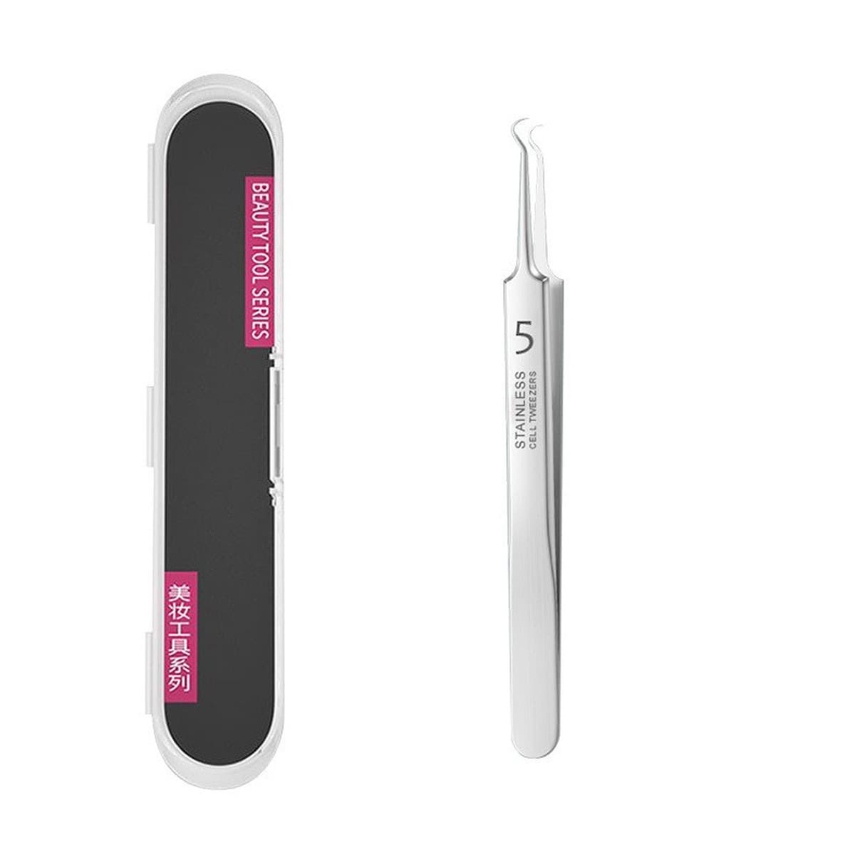 Качественный зажим для прыщей, набор для прыщей, игла для прыщей, зажим для клеток из нержавеющей стали, пинцет для удаления...