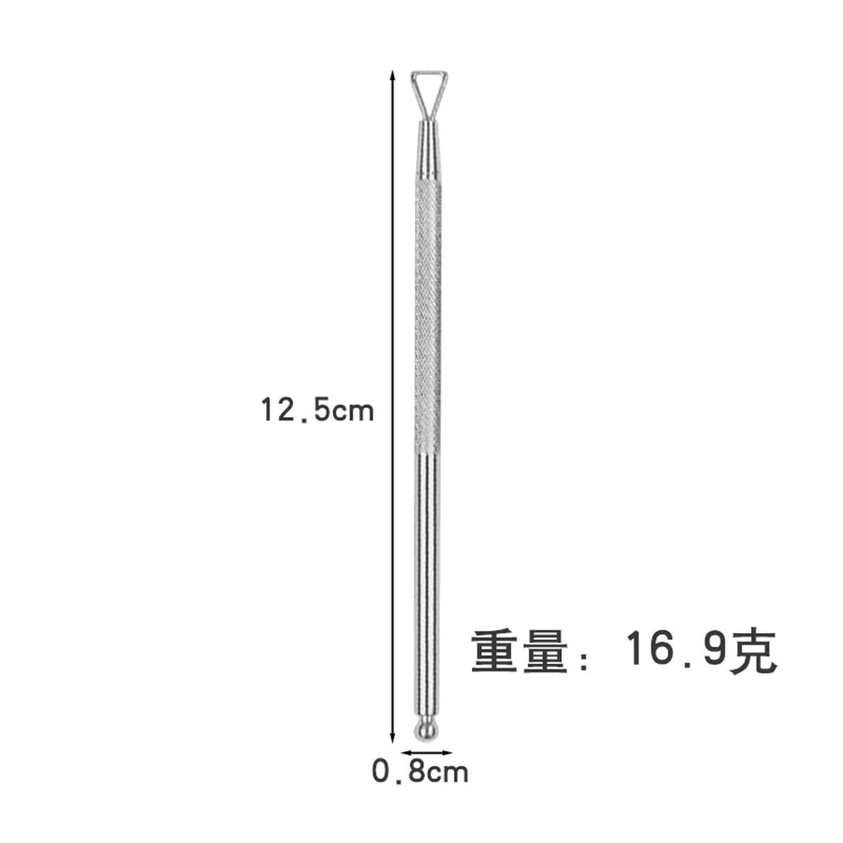 Двусторонний стальной толкатель для ногтей из нержавеющей стали, захват для ногтей, средство для снятия ногтей, маникюрный...