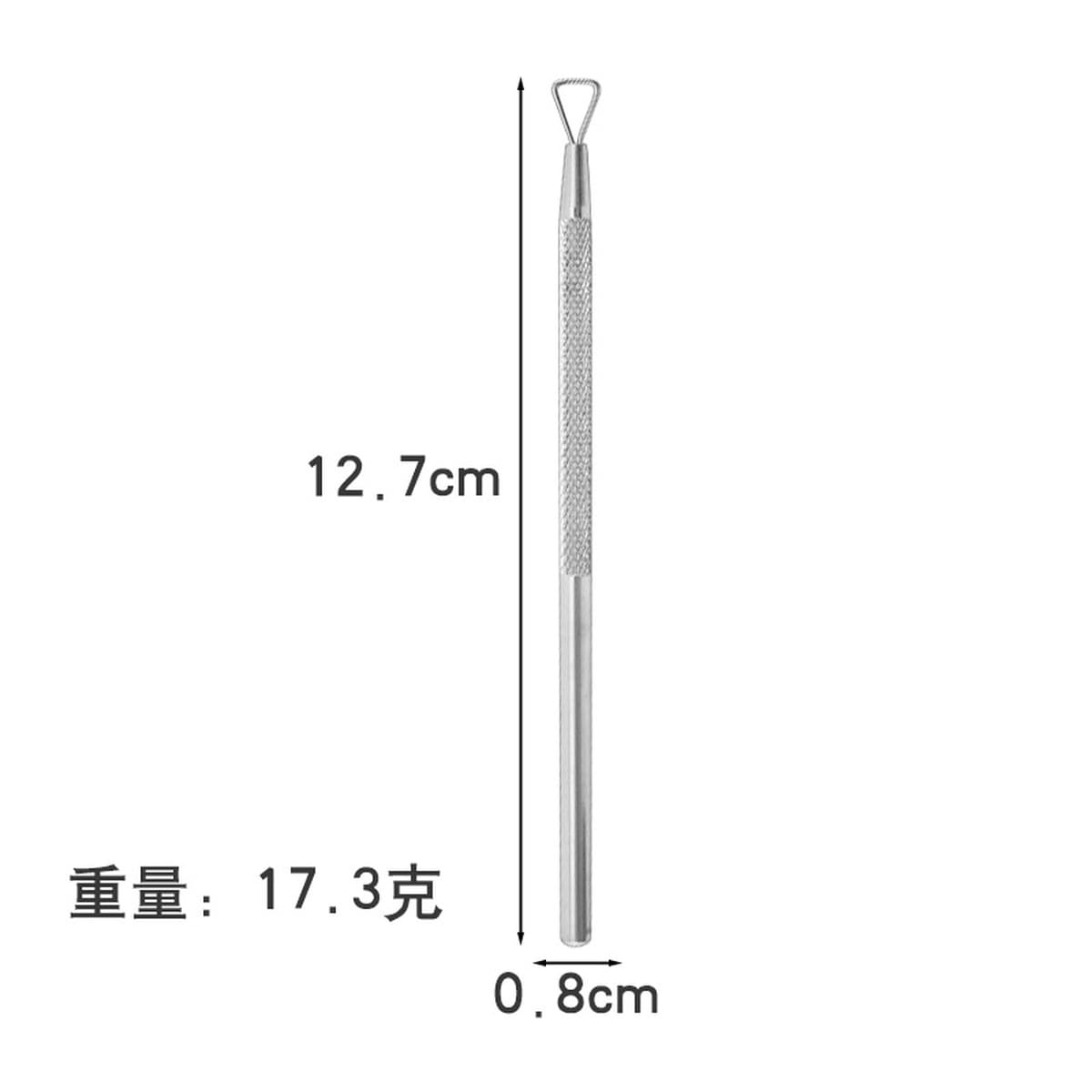 Двусторонний стальной толкатель для ногтей из нержавеющей стали, захват для ногтей, средство для снятия ногтей, маникюрный...