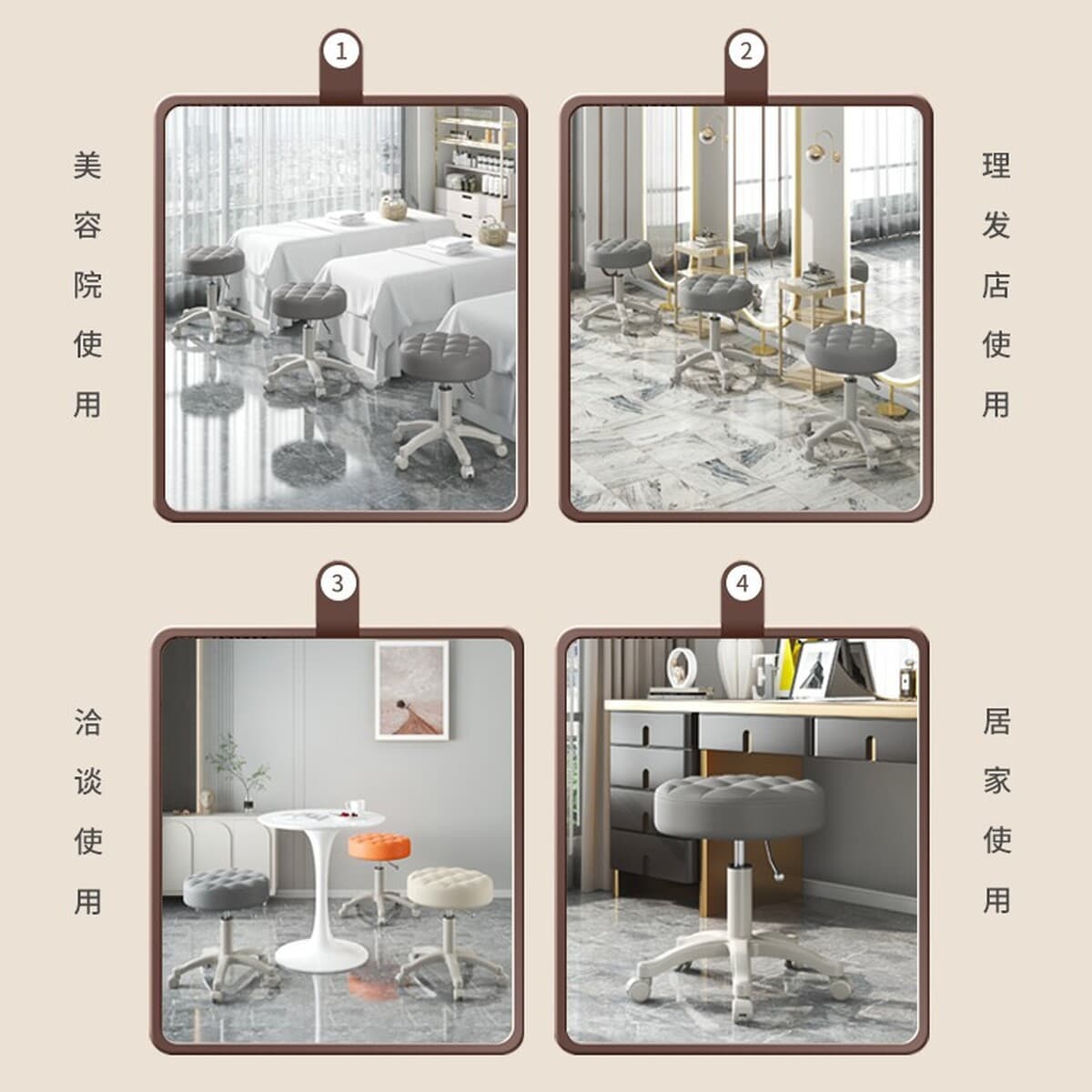 Поднёс вращающийся стул Салон красоты Парикмахерская Поднёс стул Мастер Стул Мастер Стул